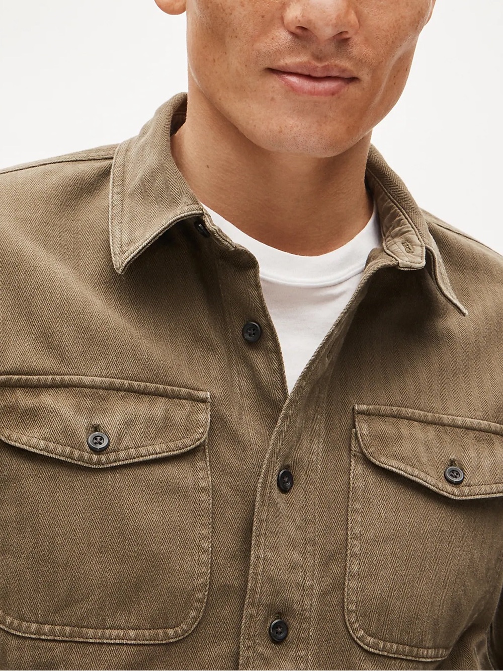 J. Crew Olive Green Lightweight Utility Shirt Jacket - Picture 5 of 8